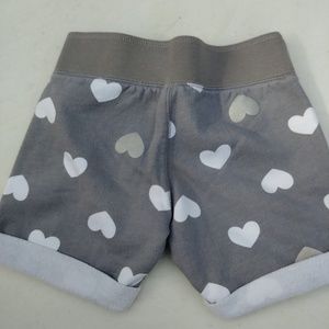 Like new open at gray soft cotton shorts with 💕